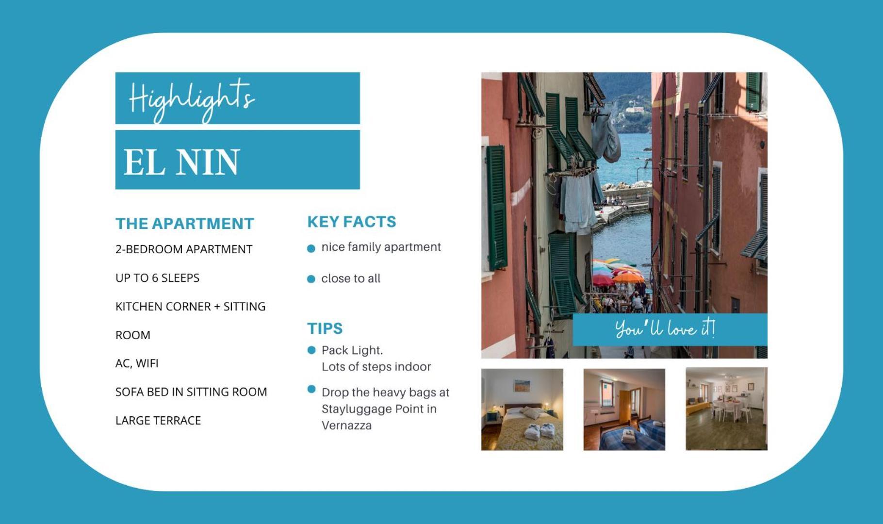 El Nin Apartment With Terrace Vernazza Exterior photo